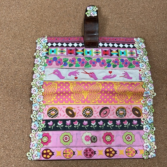 Vintage Coach bifold customized wallet donut embroidery - Picture 5 of 16